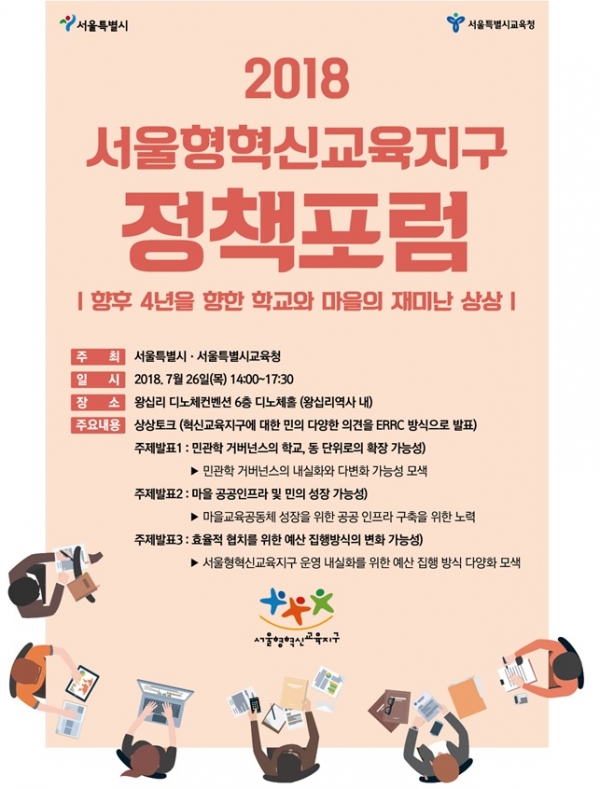 그림=서울형 혁신교육지구 정책포럼 포스터