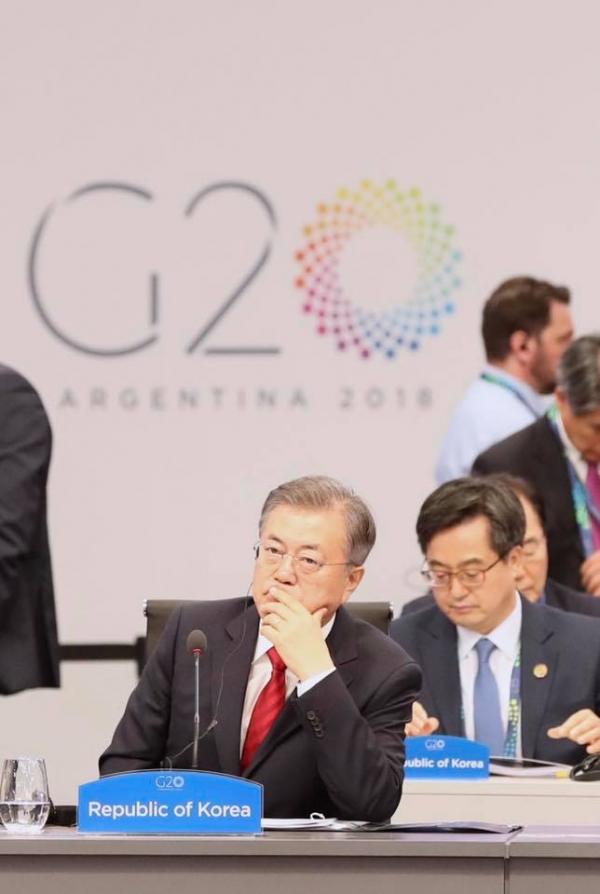 G20 정상회의에 참석한 문재인 대통령(사진=청와대)