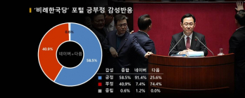 꼼수인가 묘수인가... ‘비례한국당’ 댓글여론은 긍정 우세