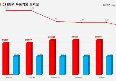 <증권리포트 분석-2021년7월> 그래픽 뉴스⑥ 적중 애널리스트 전무 종목