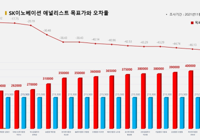 <증권리포트 분석-2021년11월> 그래픽 뉴스 ③적중 애널리스트 전무 종목