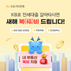 KB국민은행, '전세대출 이동' 고객 대상 ‘새해 복(福)비’ 이벤트