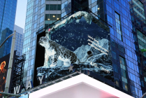 LG전자, 美 타임스스퀘어서 '멸종 위기 동물 보호 캠페인'