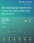 [AI 날씨] 빅스비! 오늘 서울에 비 와? 