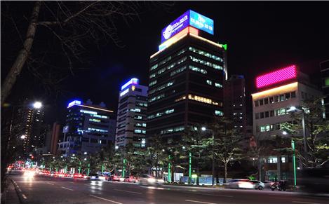 동대구 밴처밸리 야간사진. 사진 제공=대구시