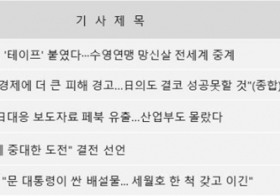국가대표 유니폼에 국호도 못 새긴 수영연맹... '화나요' 1위