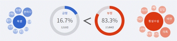 그림='김재원' 긍부정 감성어 비율