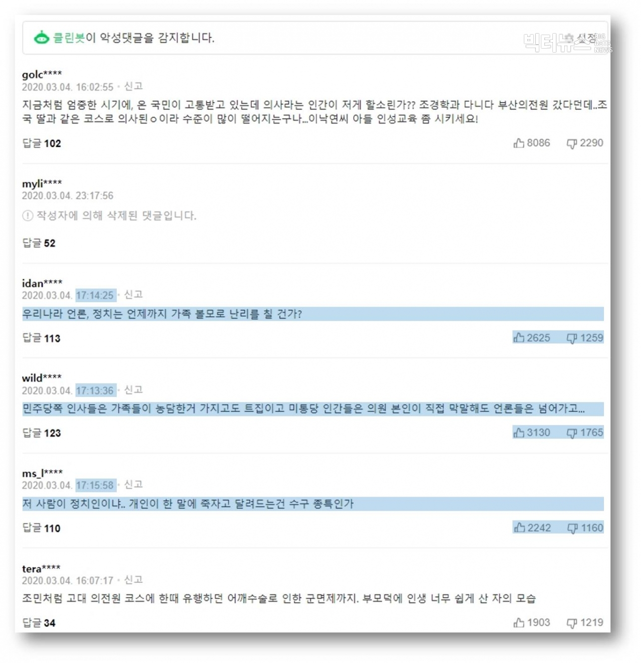 사진=4일자 중앙일보 [이낙연 '의사' 아들, 유튜브서 웃으며 