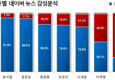 '공감지수' 이재명 50.2% vs. 이낙연 22.5%... '친낙계’ 뜨자 ‘반낙계’도 등장 ②