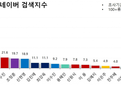 21대 국회 비례대표 47명...  ‘류호정’ 검색지수 압도적 1위