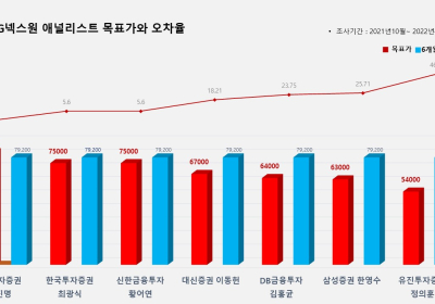 <증권리포트 분석-2021년11월> 그래픽 뉴스 ②적중 종목