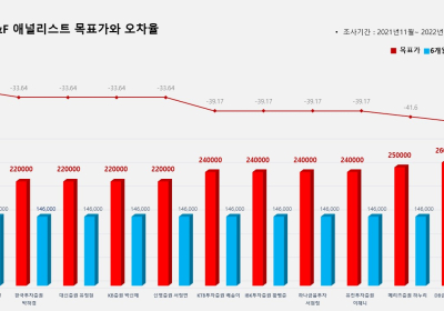 <증권리포트 분석-2021년11월> 그래픽 뉴스 ⑤적중 애널리스트 전무 종목