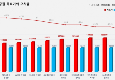 <증권리포트 분석-2022년5월> 그래픽 뉴스 ②적중 애널리스트 전무 종목