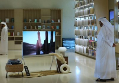 LG 올레드 TV, UAE 샤르자 국립 도서관 전시