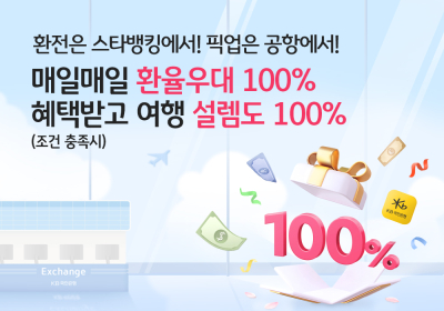 KB국민은행, ‘매일매일 환율우대 100% 쿠폰 증정 이벤트’ 진행