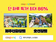 쿠팡, 와우회원 대상 테마파크·워터파크 최대 86% 할인