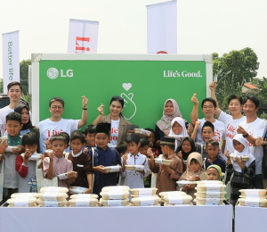 LG전자, 인도네시아서 음식물쓰레기 줄이기 캠페인 