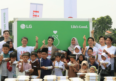 LG전자, 인도네시아서 음식물쓰레기 줄이기 캠페인 