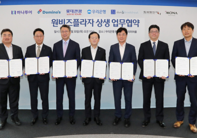 우리은행, ‘원비즈플라자 2차 상생 업무협약’ 진행