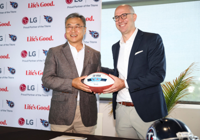 LG전자, 미국 프로풋볼팀 ‘테네시 타이탄스’ 후원