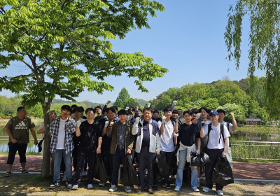 폴리텍대학 광주캠퍼스 전기과, 중외공원서 봉사활동