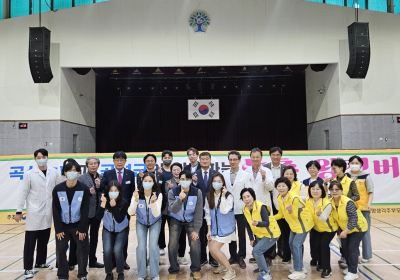곡성군, 어르신 ‘왕진버스’ 의료서비스 제공