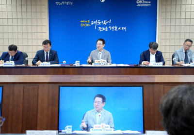 김영록 지사 “재생에너지가 미래…태양광·풍력 확대해야”