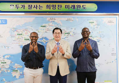 완도군·주한 탄자니아 대사 해조류 기술 이전 논의