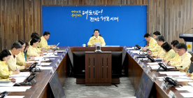 김영록 지사, 호우 대응·복구에 행정력 총동원 지시