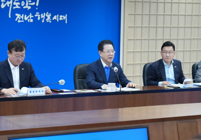 김영록 지사 “현안 국정과제 채택·국비 확보 함께 뛰자”