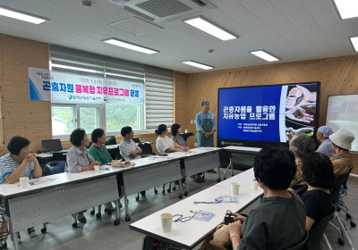 함평군, 곤충 자원 융복합 치유프로그램 운영