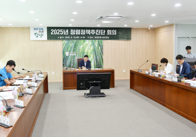 담양군, 2025년 청렴정책추진단 회의 개최