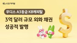 KB캐피탈, 3억 달러 규모 글로벌 외화채권 발행